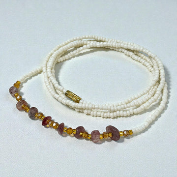 Quartz  fraise - Ivoire