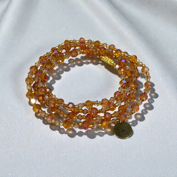 Shiny rainbow orange