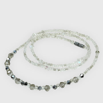 Central brillant argenté